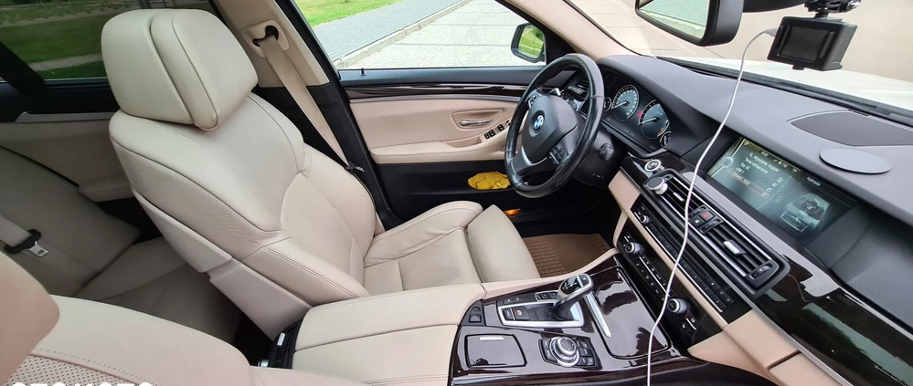 BMW Seria 5 cena 74900 przebieg: 192000, rok produkcji 2012 z Gołdap małe 781